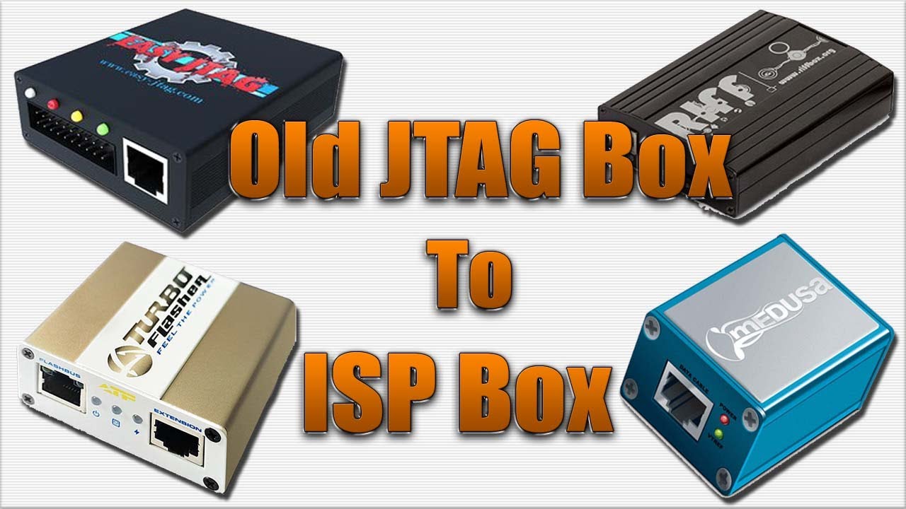 How to use Old JTAG Box to ISP Box | Easy JTAG | Riff Isp Tool | ATF Turbo Isp Tool | Medusa Isp