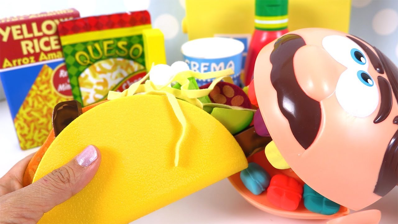 Play Doh Dentiste Oscar Mange des tacos mexicains
