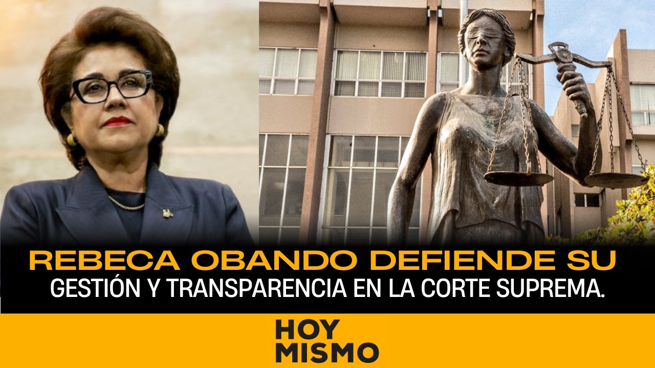 ¡Sin miedo al juicio! Rebeca Obando defiende su gestión y transparencia en la Corte Suprema.