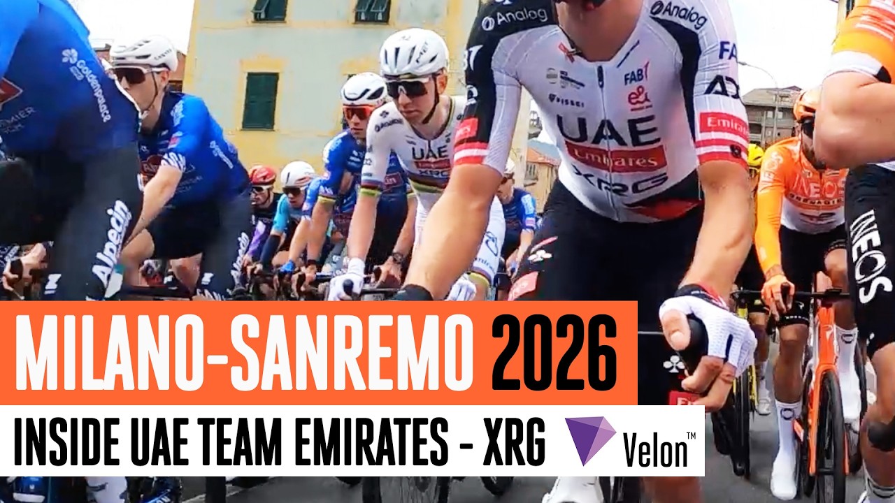 Inside UAE Team Emirates-XRG | Milano-Sanremo 2026 on-bike Highlights