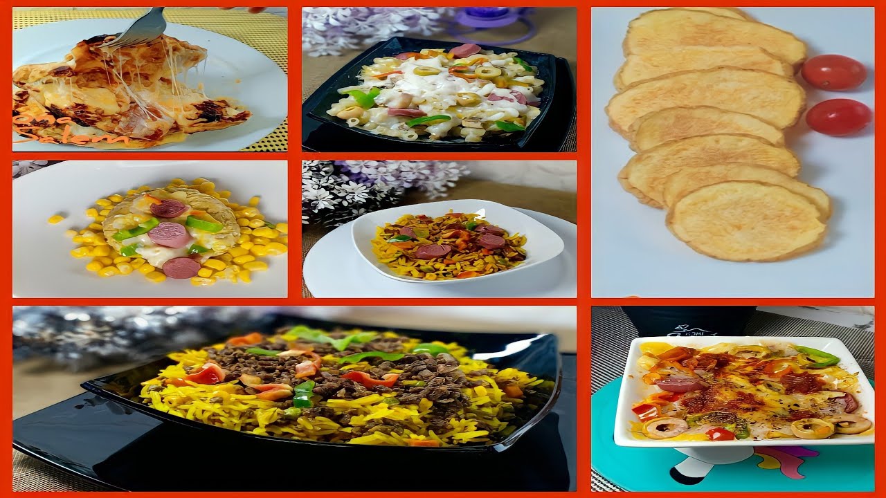 7️⃣ أكلات سريعه ف الميكرويف ،لجوع نص الليل 🍕🍜