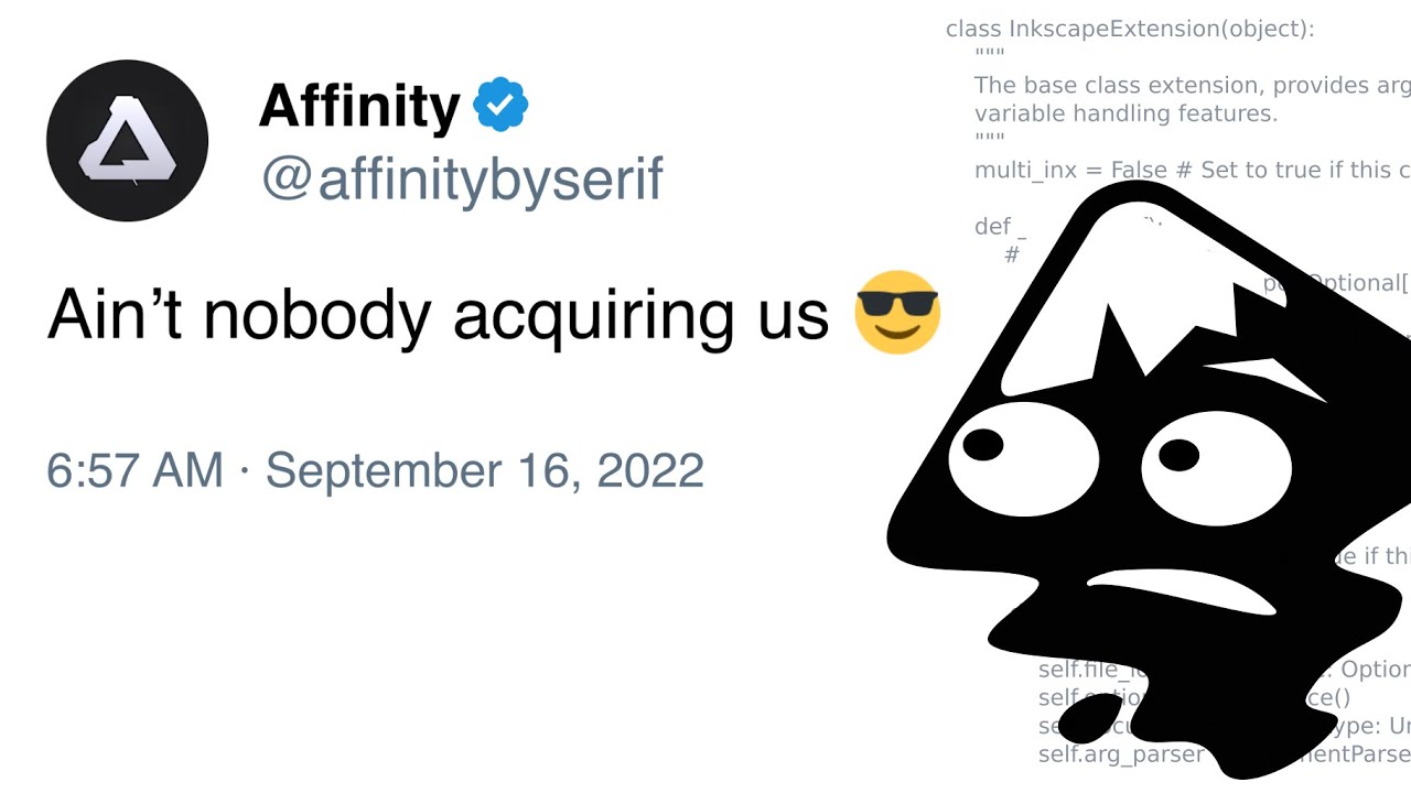 Inkscape Developer Reacts to Affinity being Aquired
