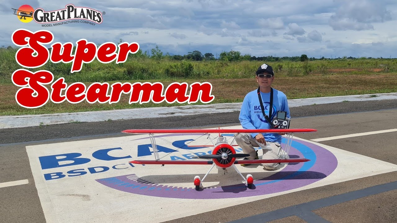 BCAC - Great Planes Super Stearman