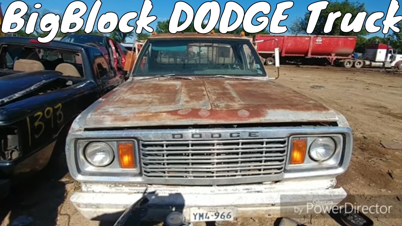 1978 Big Block Mopar Dodge D300 Custom Junkyard Find