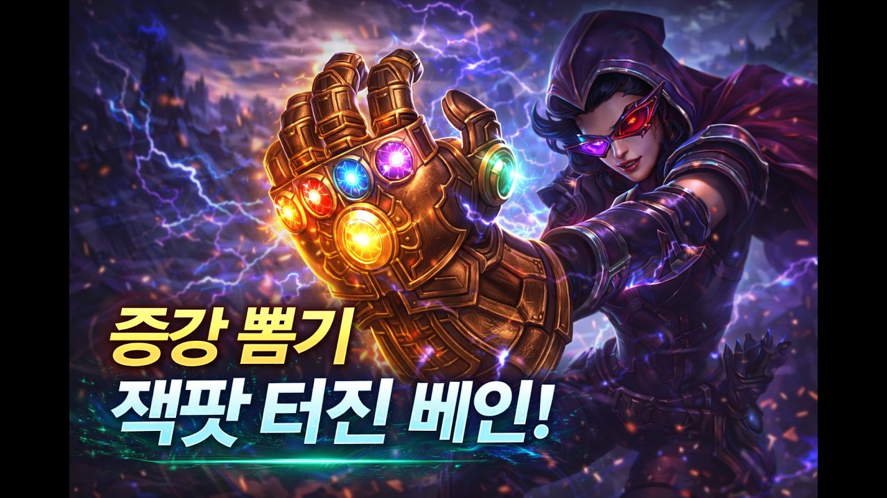 [일상롤 증바람]_ 증강 뽑기 잭팟 터진 베인