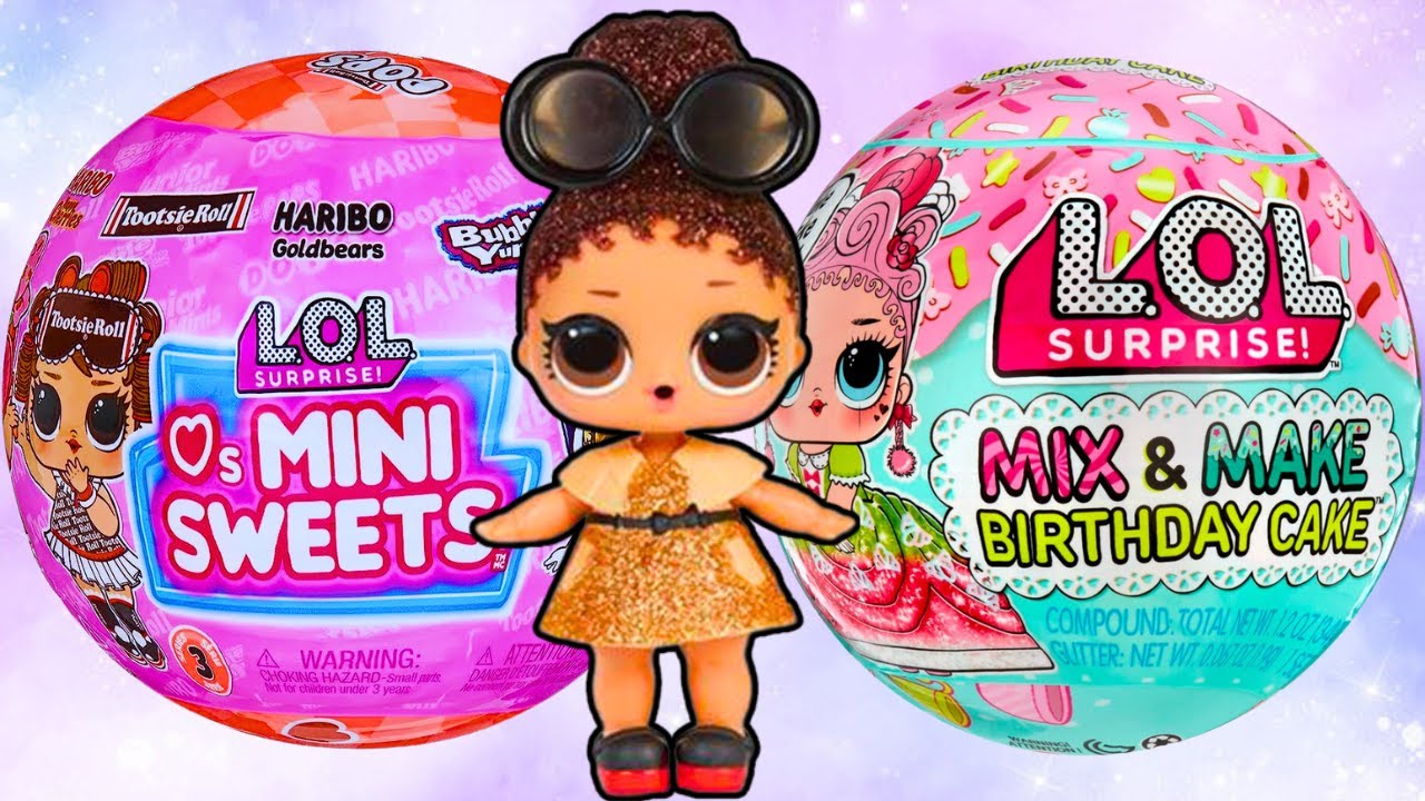 ASMR LOL Surprise Mini Sweets Cake Balls Doll Opening #unboxing