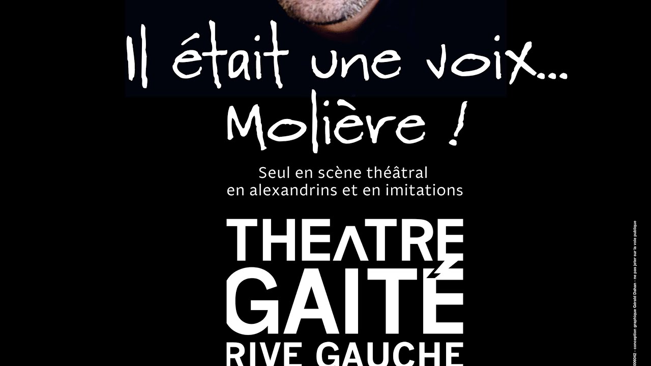 AU THÉÂTRE GAITÉ RIVE GAUCHE À PARTIR DU 29 MAI 2026.
