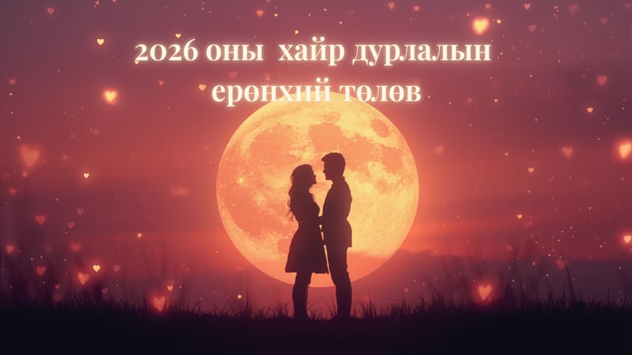 2026 оны хайр дурлалын ерөнхий төлөв. Ерөнхий энерги. 