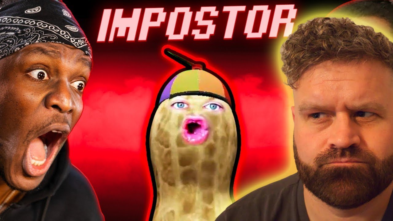 ROYMARIO REACTS TO SIDEMEN AMONG US BUT THE IMPOSTOR IS A PEANUT!