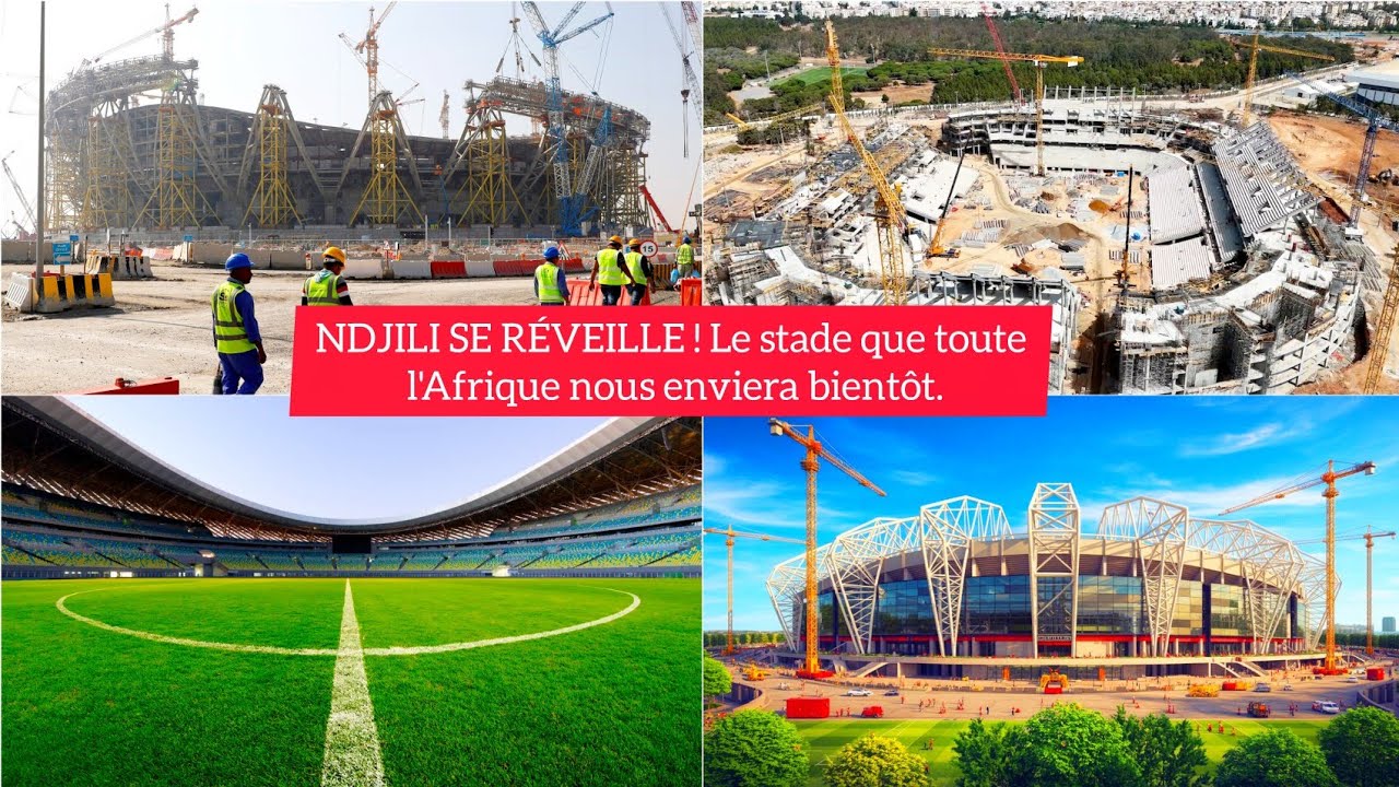 🚨NDJILI SE RÉVEILLE ! Le stade que toute l'Afrique nous enviera bientôt.