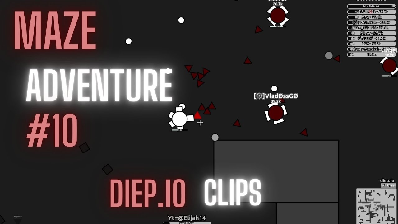 Maze Adventure #!10  Diep.io Clips