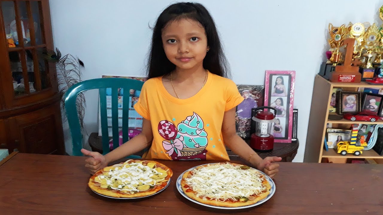 Main Masak masakan bikin Pizza