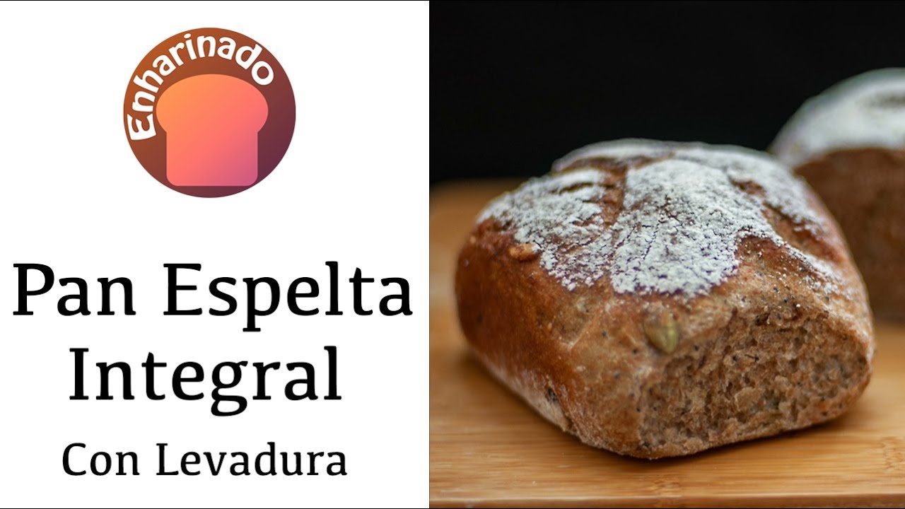 Pan de espelta integral con levadura - www.enharinado.com