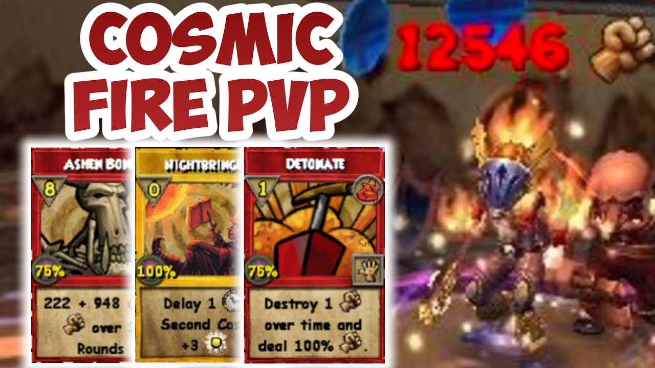 Wizard101: Cosmic Fire PVP | NIGHTBRINGER DETONATE INTO ASHEN BONES!!