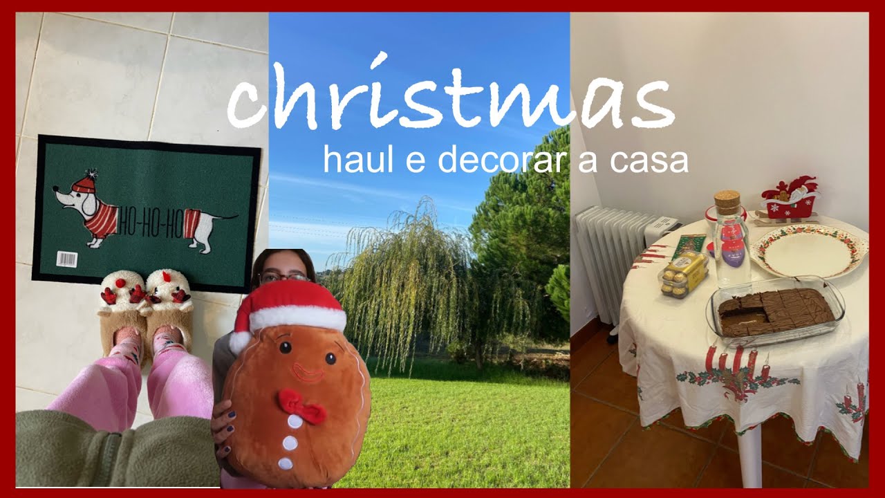 Haul de decoração de natal e decorámos a casa!🎄