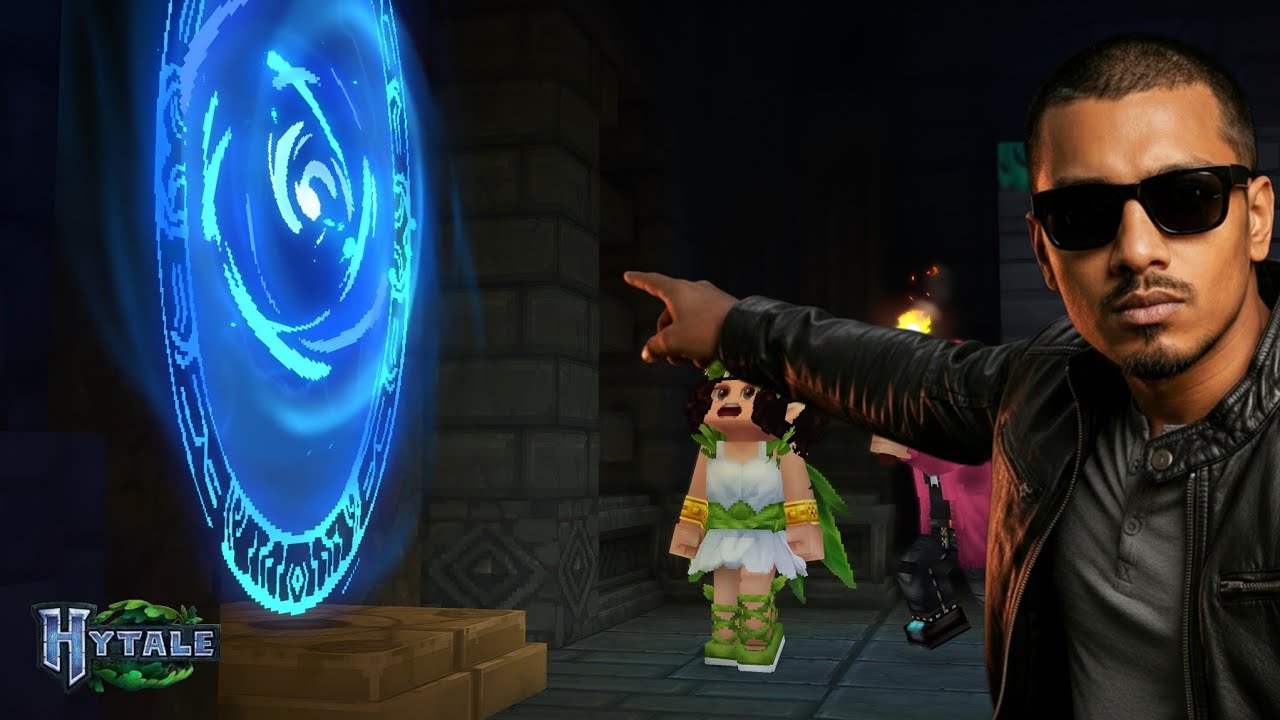 OMG 😱 I FOUND  DANGEROUS PORTAL IN | HYTALE  #2