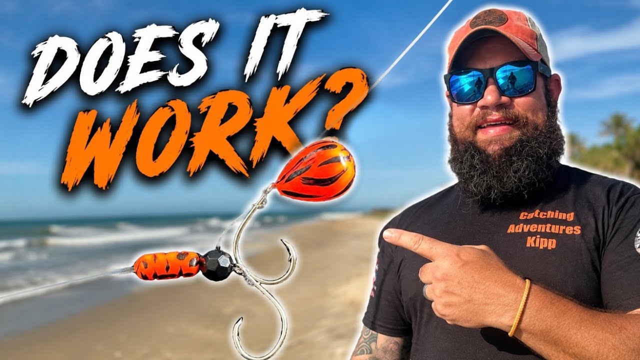 We test our new pompano rigs at the beach! Catching Adventures Exclusive! Hook'd On Reelin Rigs FTW!