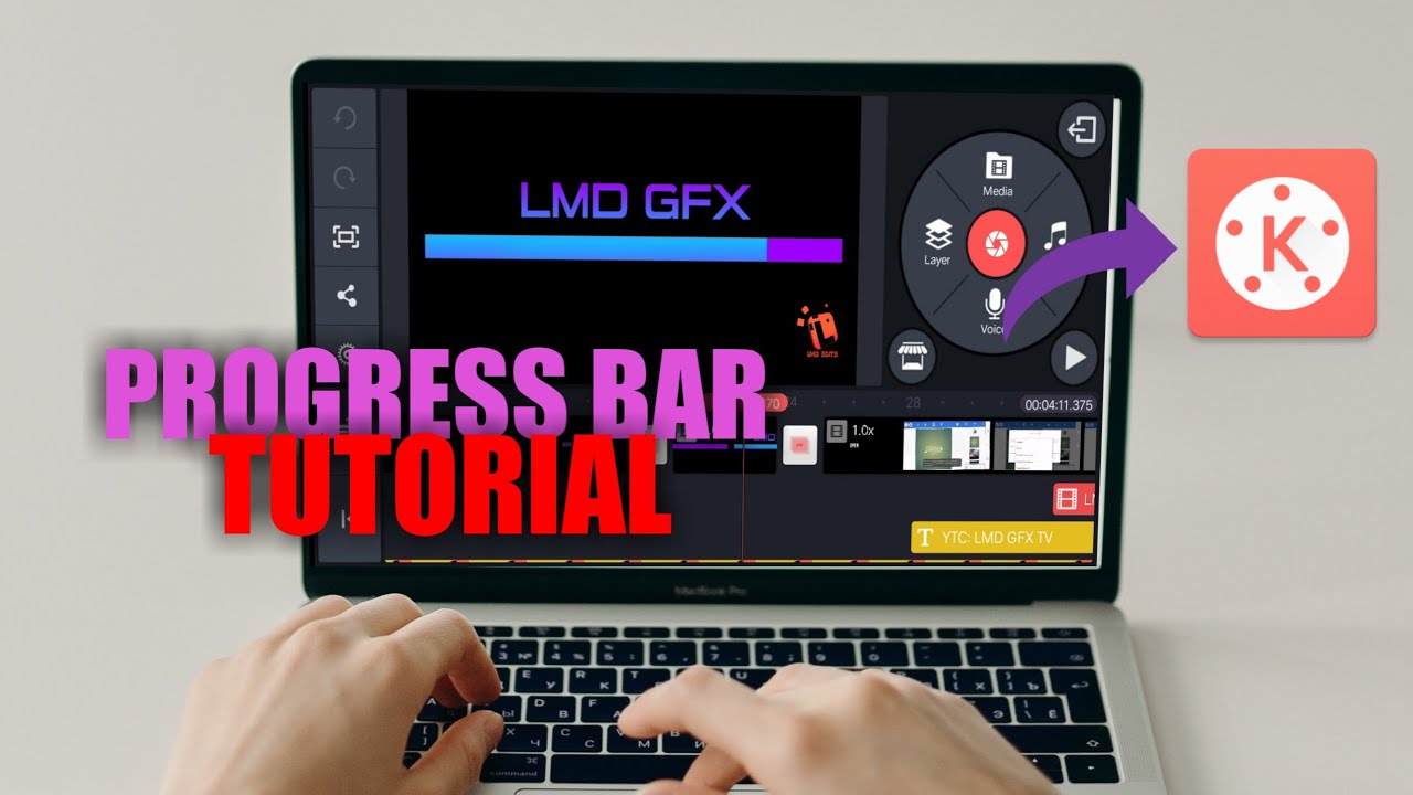 HOW TO MAKE YOUR OWN PROGRESS BAR #KINEMASTER #ANDROID