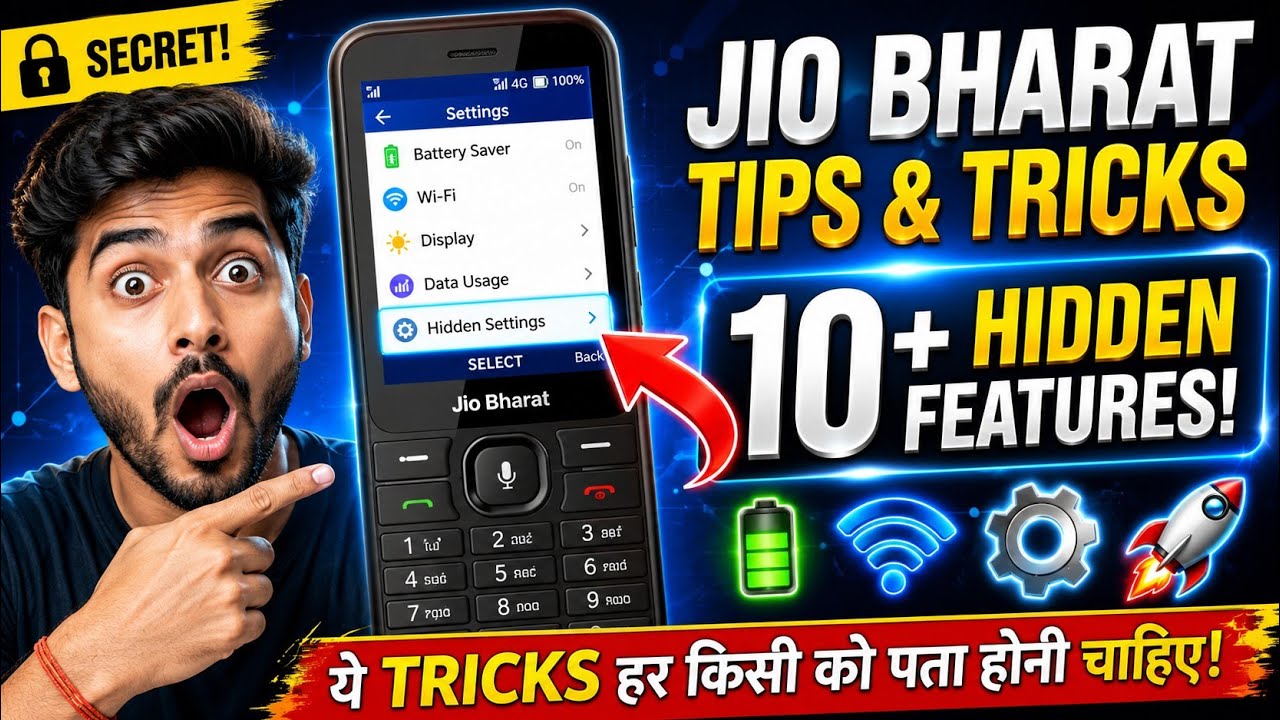 Jio Bharat Phone Tips & Tricks 2026 | Hidden Settings | #JioBharat
