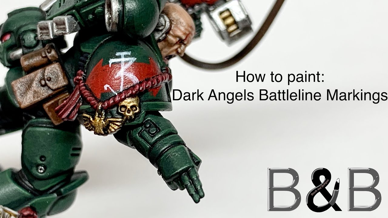 Freehand: How to paint Dark Angel Battleline markings