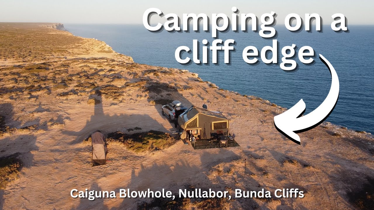 Camping on a cliff edge