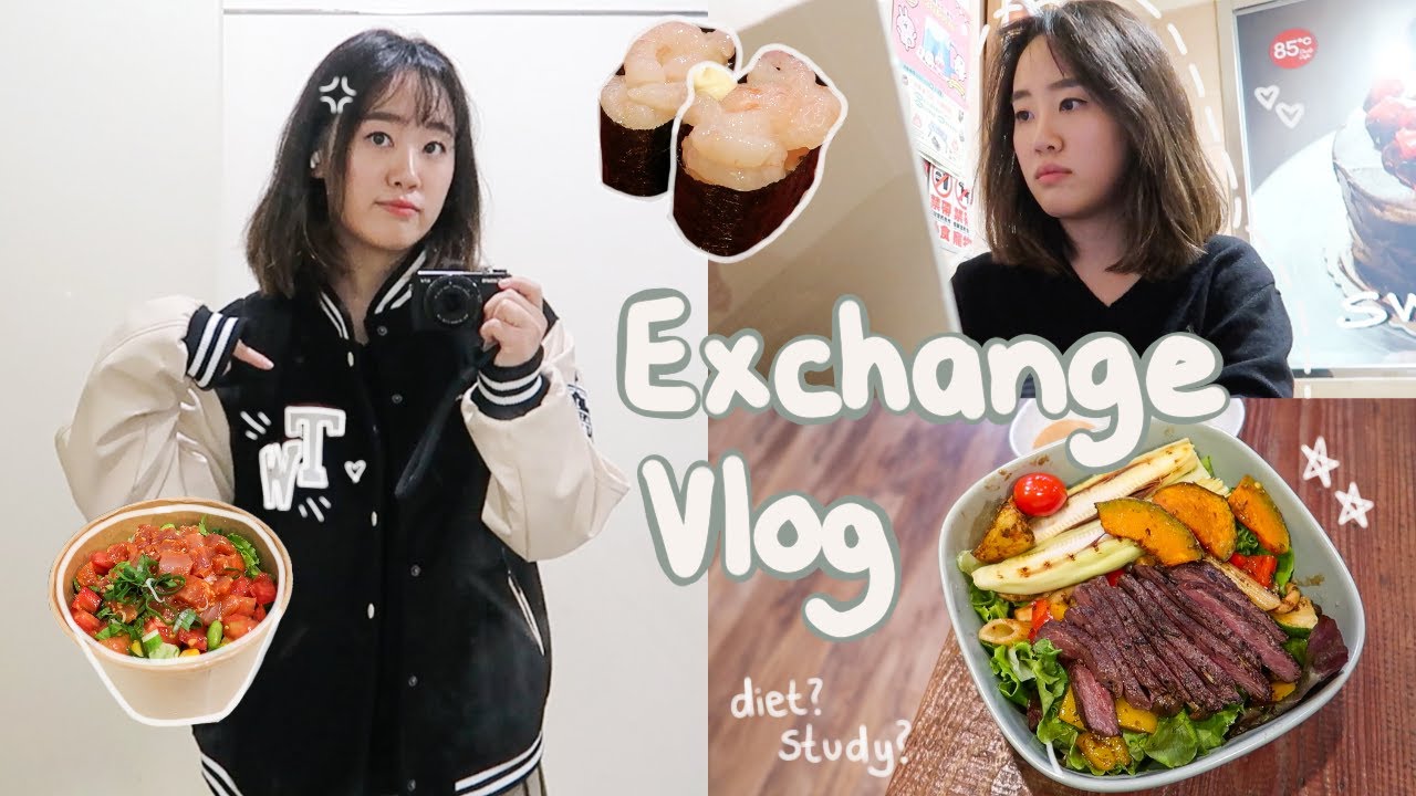 NTU EXCHANGE VLOG 🇹🇼📚 | study with me, dieting, cafe hopping in taipei, national taiwan university