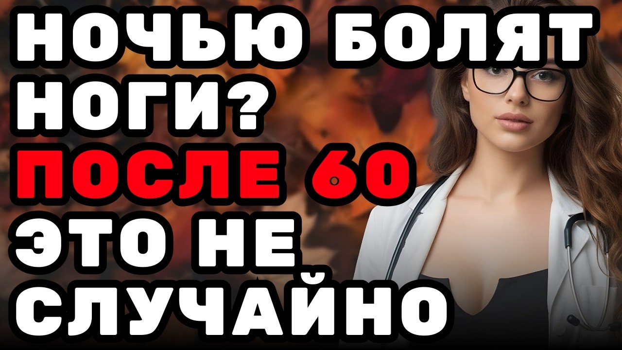 Ночная боль в ногах после 60 — из-за чего она возникает чаще всего?