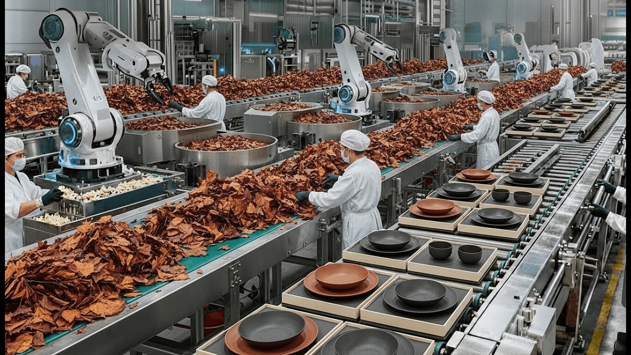 Inside the Modern Factory Turning Dry Leaves into Luxury Dinnerware