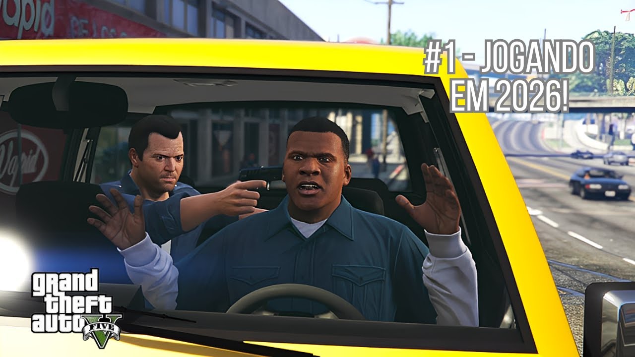 GTA V #1 - Jogando pela primeira vez em 2026!