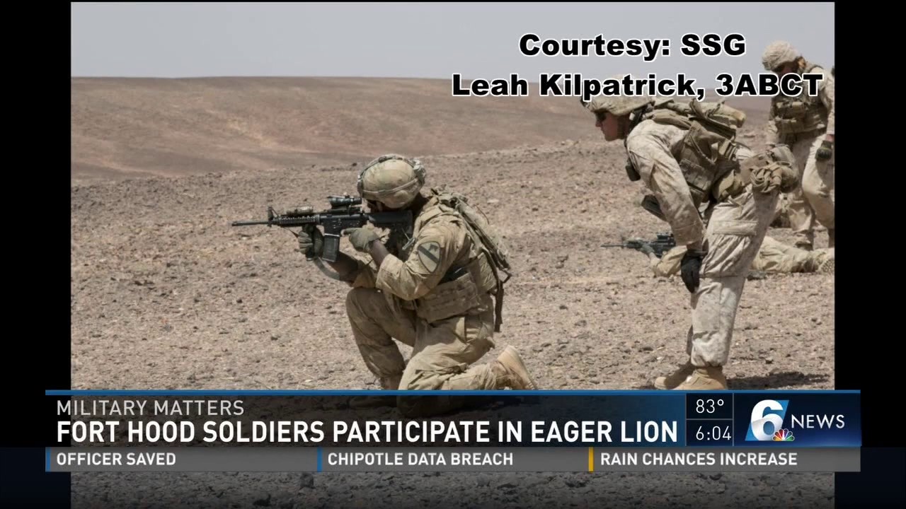 Fort Hood Soldiers participate in Eager Lion