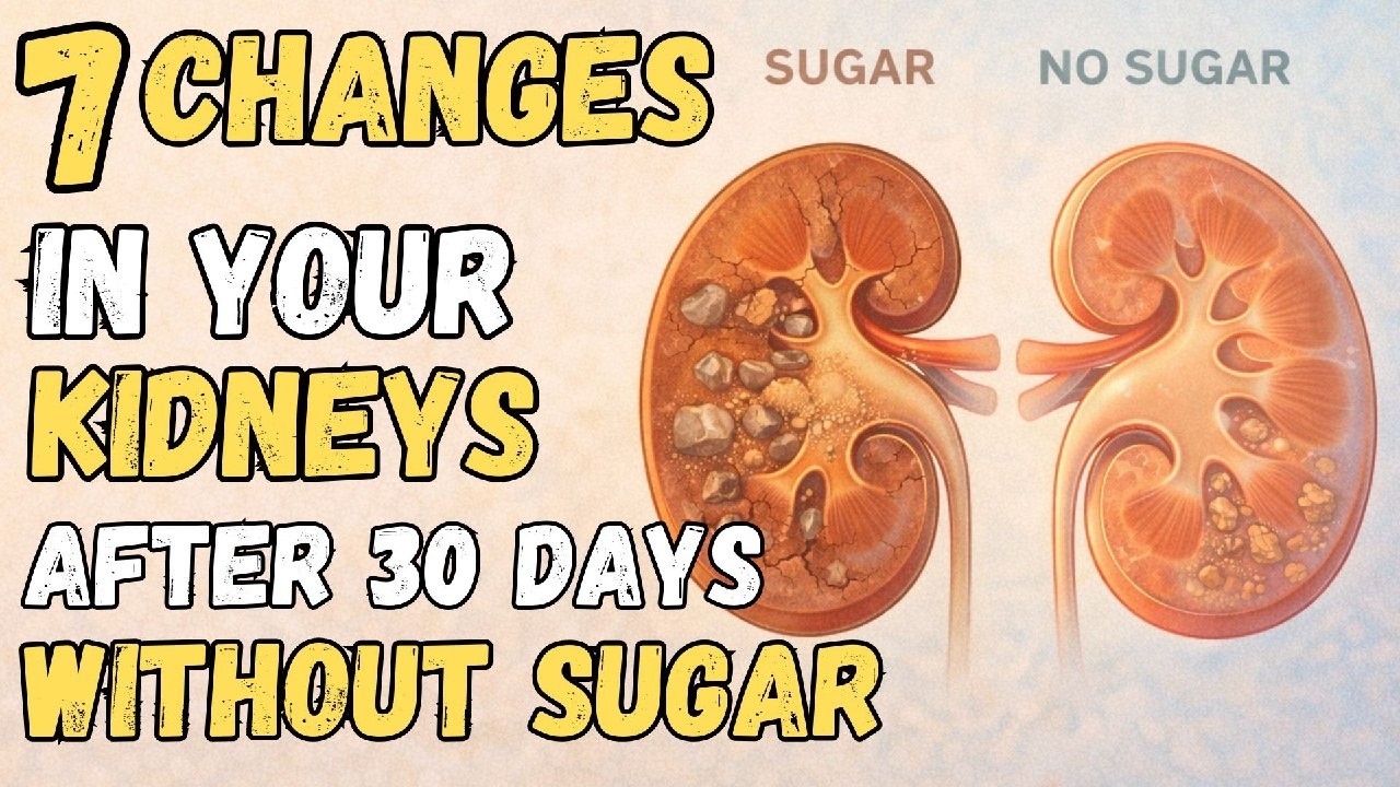 7 Changes in Your Kidneys After 30 Days Without Sugar (Science Explained)