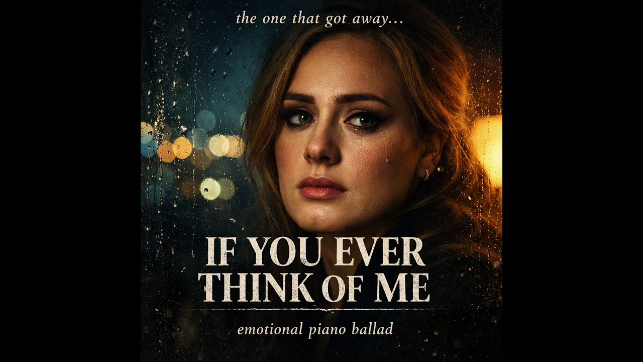 If You Ever Think of Me” – Heartbreaking Piano Ballad That Feels Like Adele’s 21 Era
