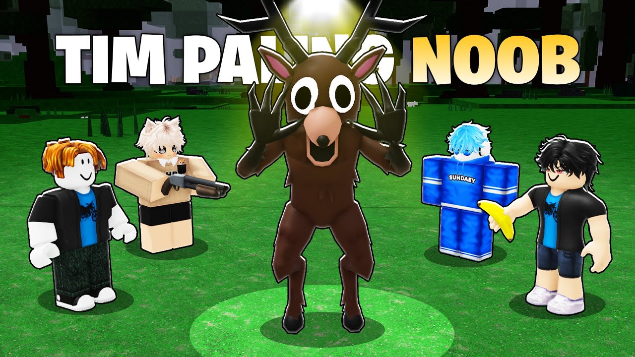 TIM YOUTUBER PALING NOOB NAMATIN 99 NIGHT IN THE FOREST