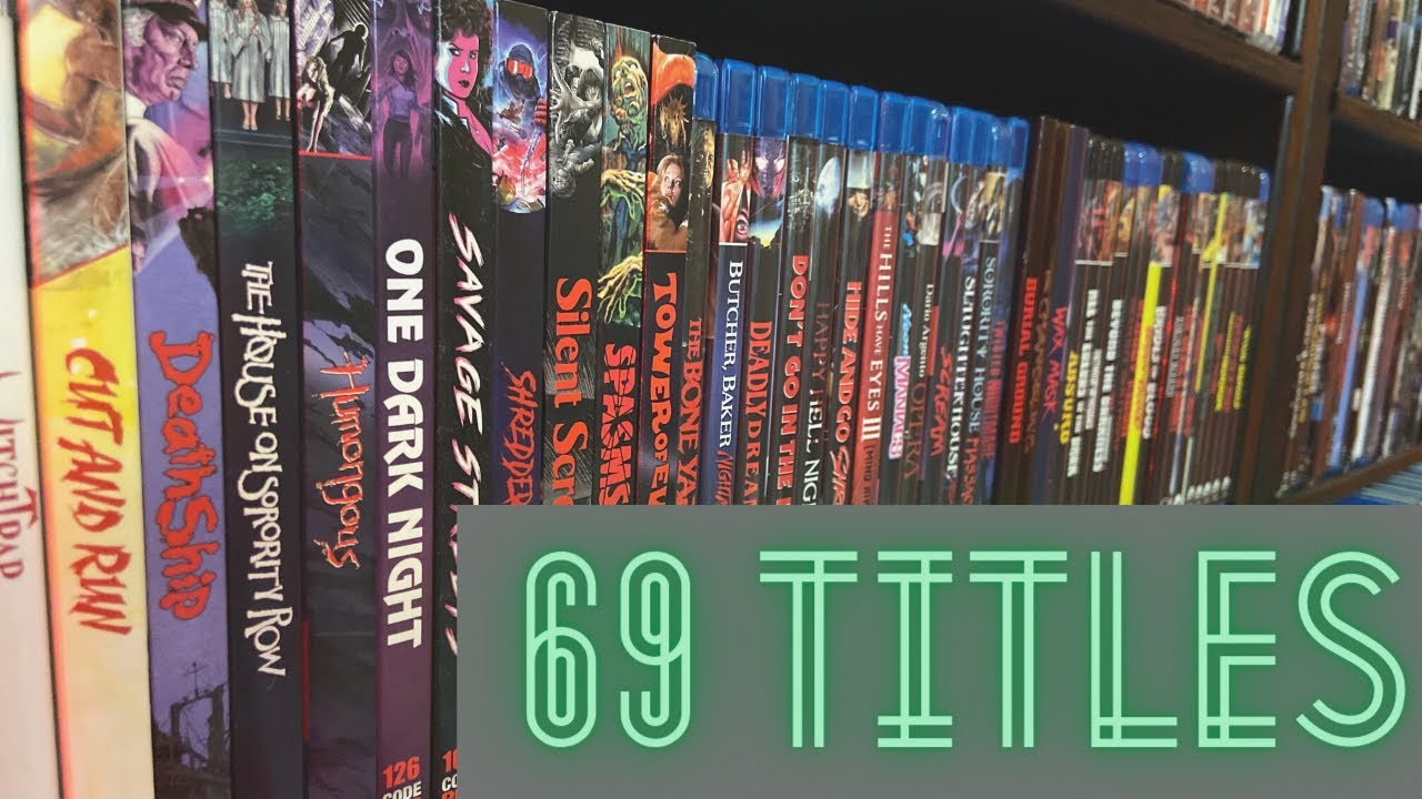 My Severin Films, Code Red and 88 Films Blu Ray Collection
