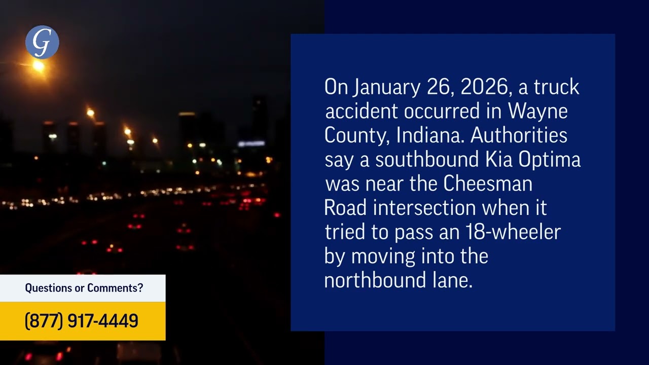Andrea Boatwright and Brandon Shaw Killed in Head-On Truck Crash on S.H. 1, Wayne County IN