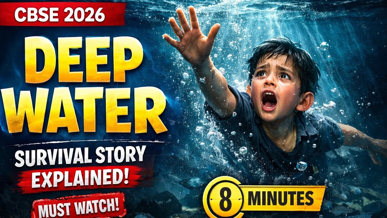 Deep Water in 8 Minutes! 🌊 Class 12 English (Full Summary)