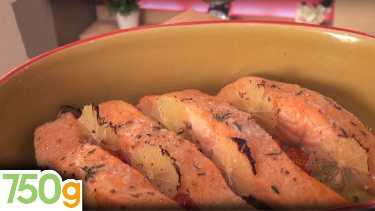 Recette de Saumon au four - 750g