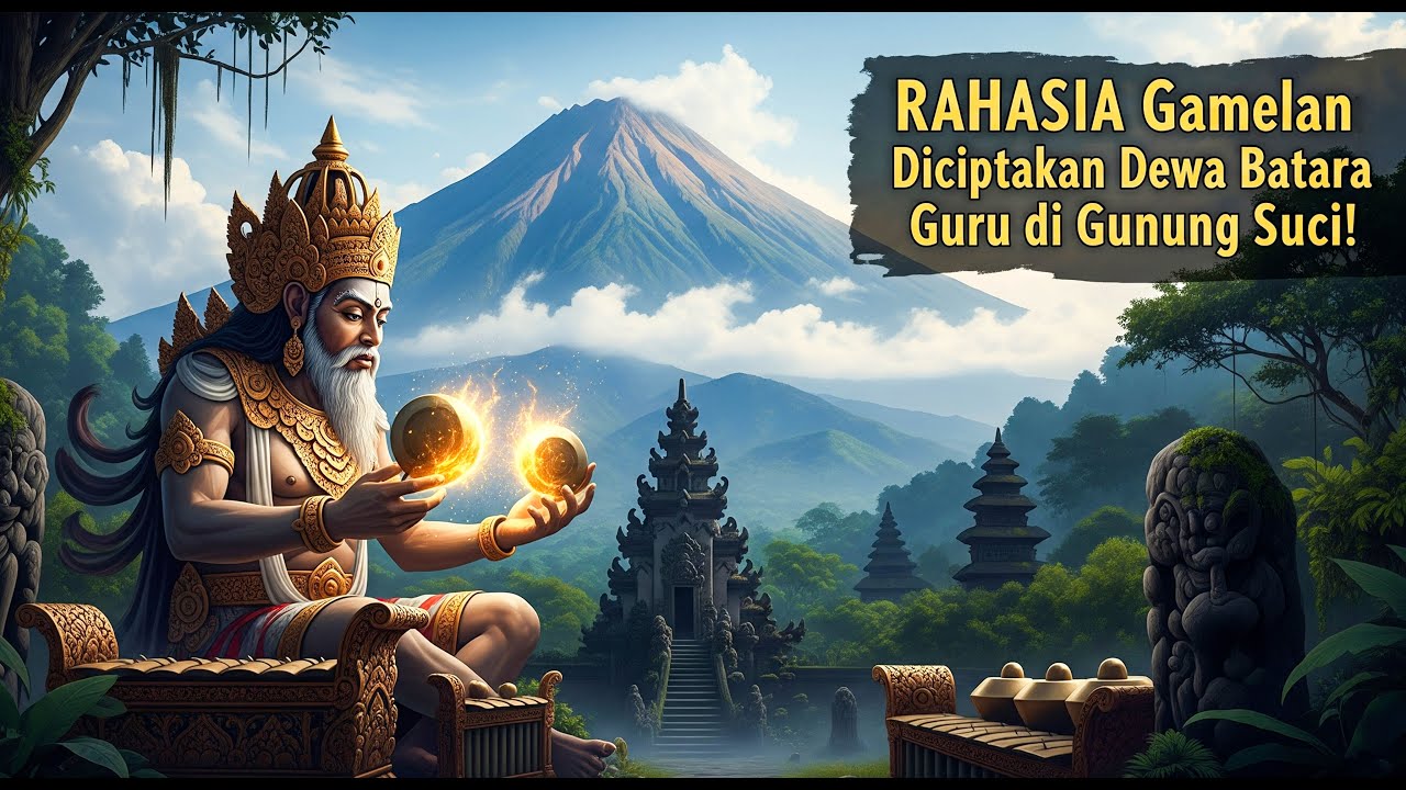THE STORY OF THE GOD BATARA GURU CREATING GAMELAN, A MASTERPIECE OF SOUND FROM THE PEAK OF MOUNT ...