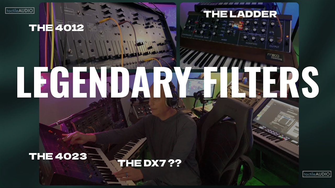 Legendary Filters: ARP 4012, 4023, Moog Ladder & The DX7 