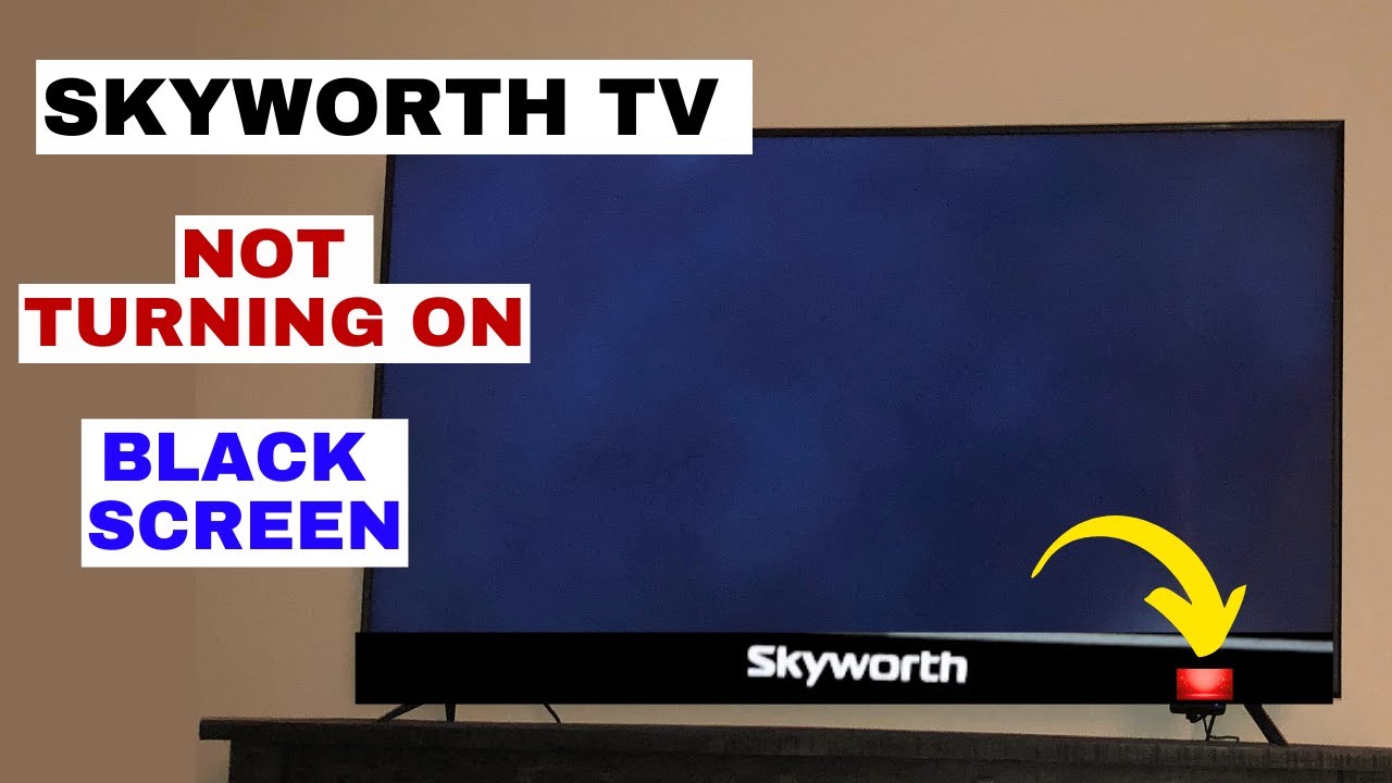 Как починить телевизор Skyworth, который не включается (горит красная лампочка) — простое руковод...