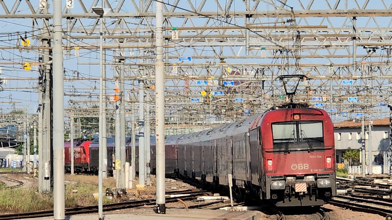 il Nuovo RailJet delle OBB in partenza da Padova