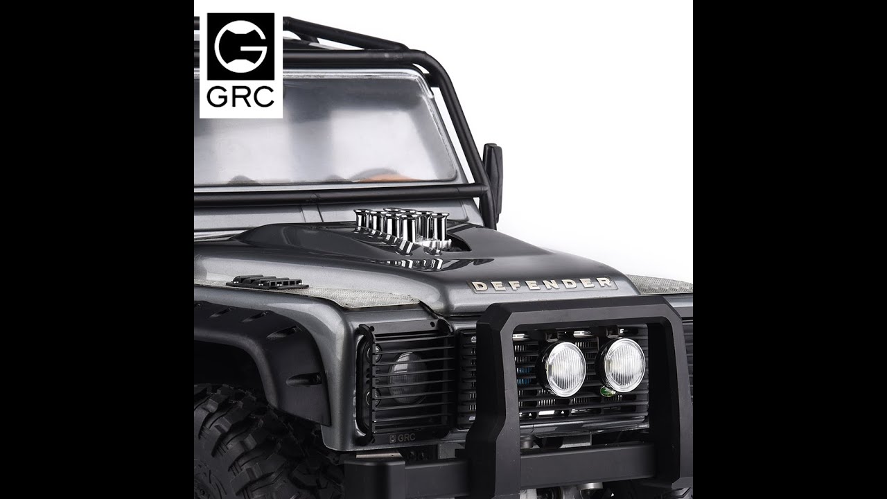 GRC  1/10 Scale FST V8 Engine Body w/Motor Heat Sink Cooling Fans