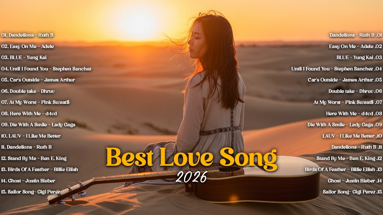 Best Love Songs 2026 🤍🎧 | Newest Acoustic Cover Playlist | Chill & Relaxing Vibes