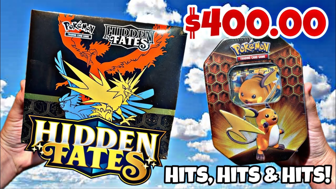 $400 Pokémon Hidden Fates OPENING! Hits, Hits & more HITS! #pokemon #reaction #opening #fyp #cards