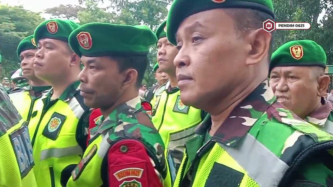 Apel Gelar Pasukan dalam rangka Kunjungan Presiden RI ke Kampus UNHAN