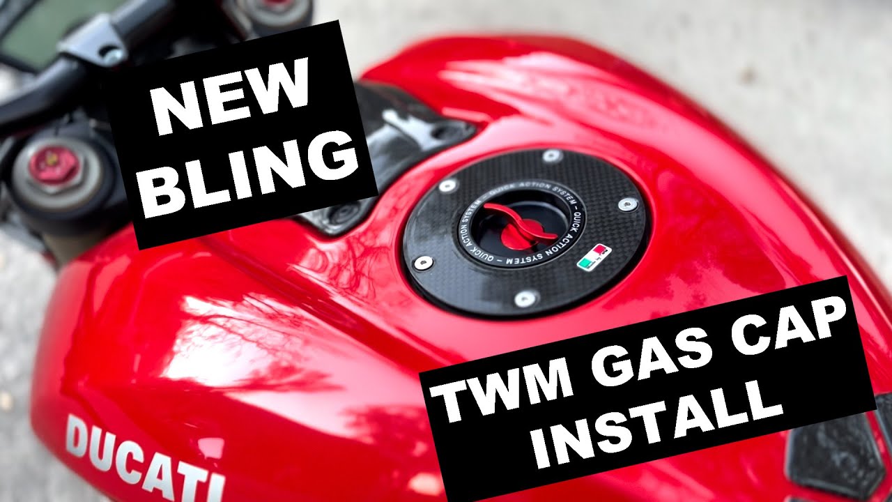 TWM Carbon Fiber Gas Cap Install - Streetfighter 848