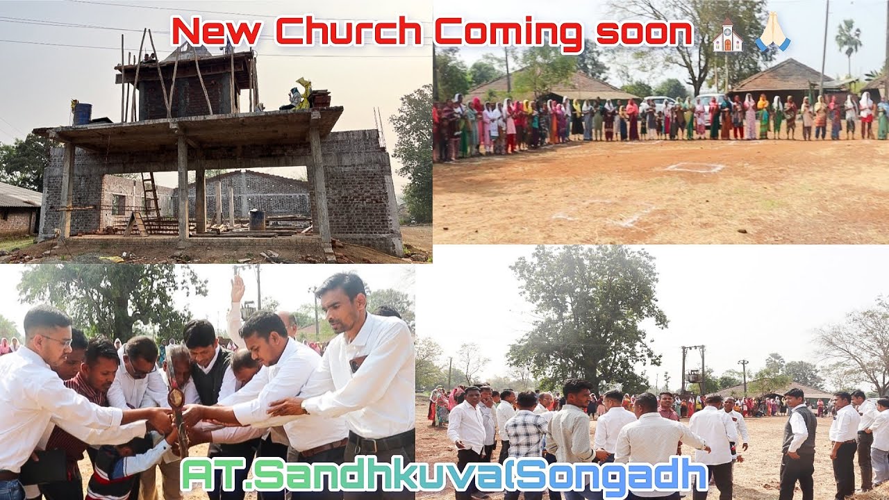 Jesus ⛪ New Church Coming soon..🙏🏻At Sandhakuva (Songadh) #india #subscribers #jesuschrist #support