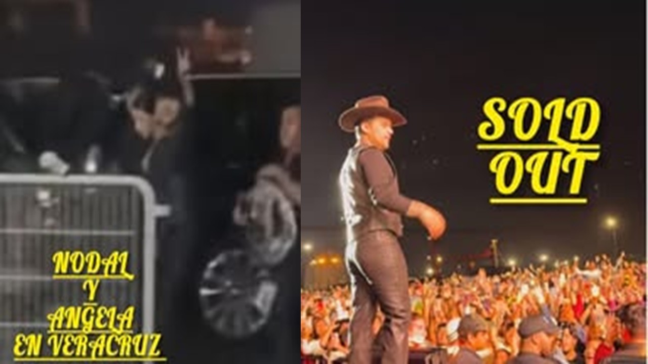 ANGELA AGUILAR Y CRISTIAN NODAL UNA GRAN NOCHE VERACRUZ SOLD OUT#cristiannodal#angelaaguilar