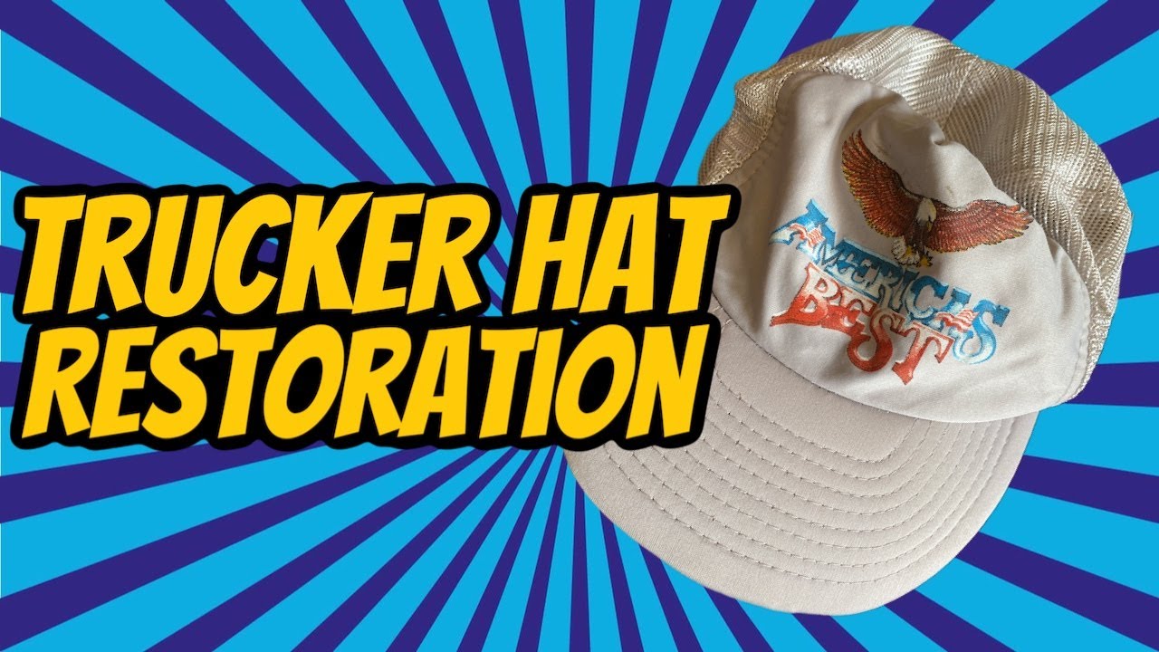 Trucker Hat Restoration - Foam Deterioration Removal & Reshaping