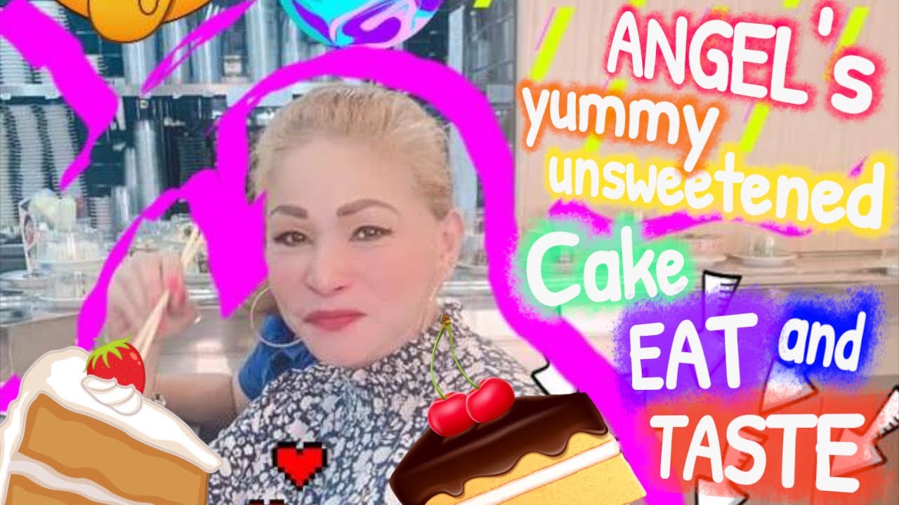 ANGELS UNSWEETEND CAKE MUKHANG-BANG! (Mukbang) 🍰😋🧁